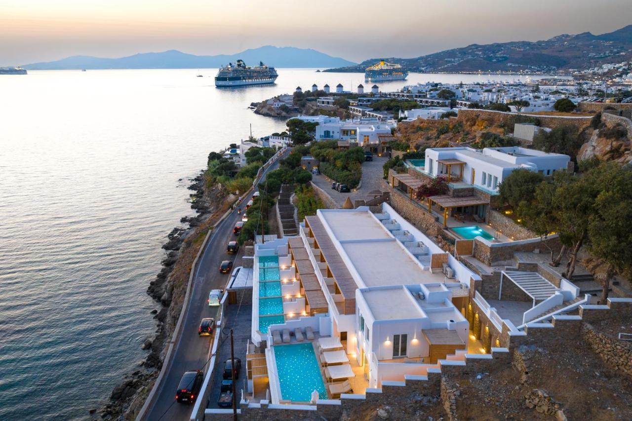 Icon Mykonos Hotel Megali Ammos  Buitenkant foto